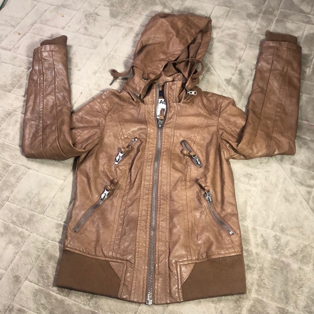 Garage leather jacket